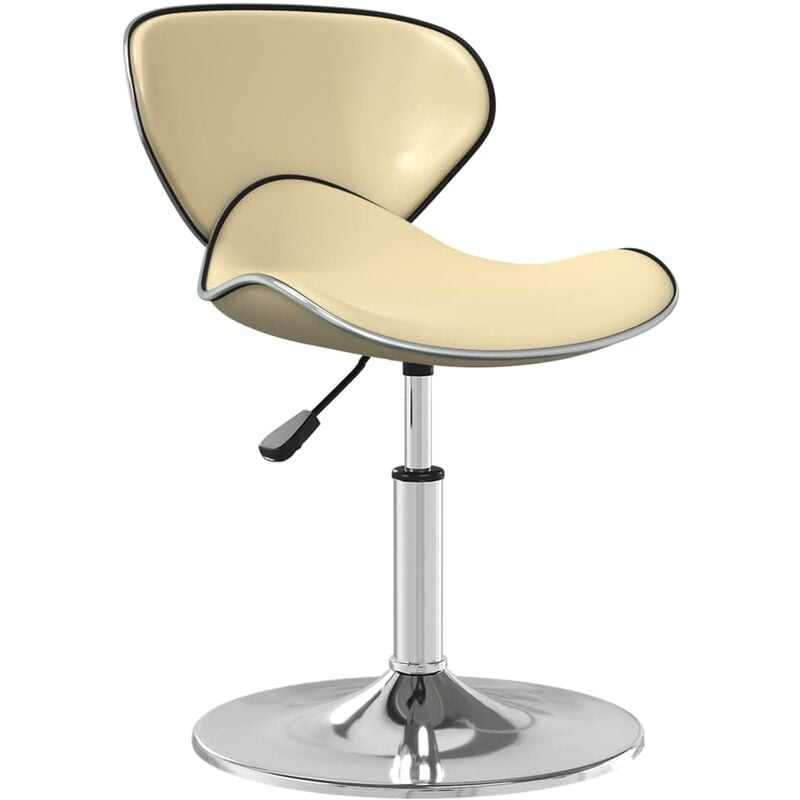 

Silla de comedor cuero sintético crema
