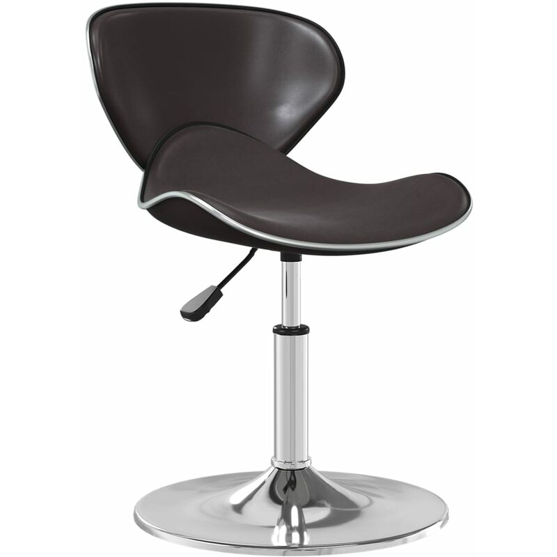 

Silla de comedor de cuero sintético marrón