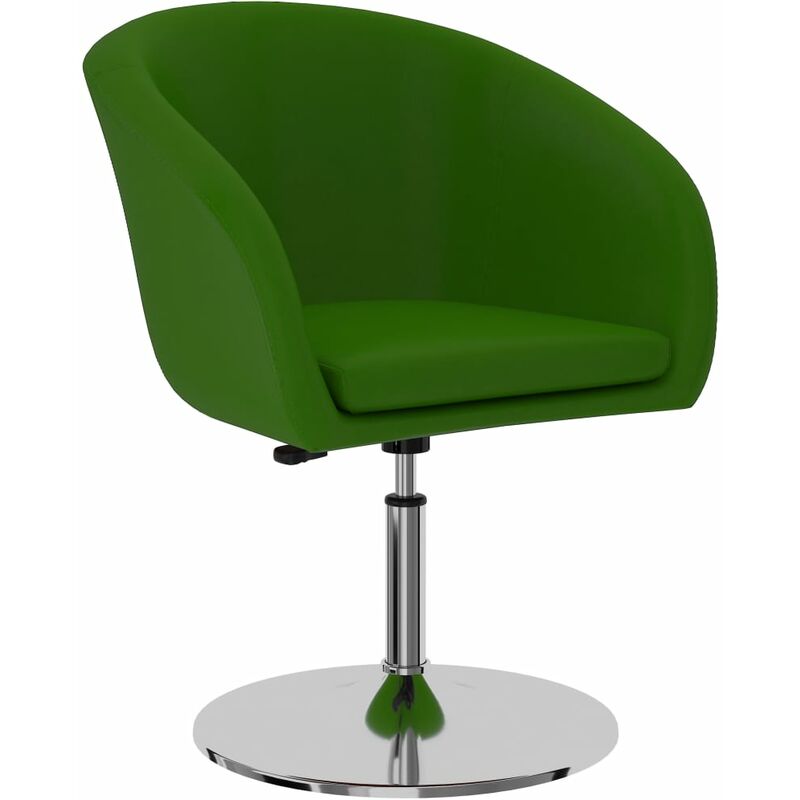 

Silla de comedor de cuero sintético verde
