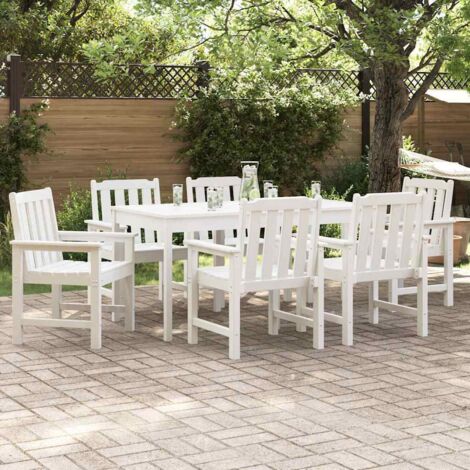 Silla de comedor de jardín. 6 pcs 65.5 x 55.5 x 88cm