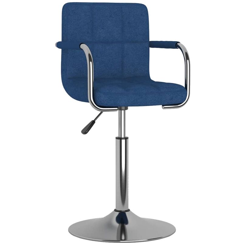 

Silla de comedor de tela azul