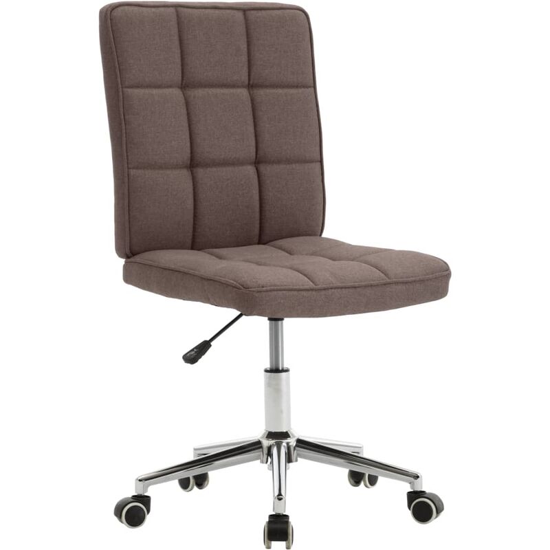 

Silla de comedor de tela gris taupé