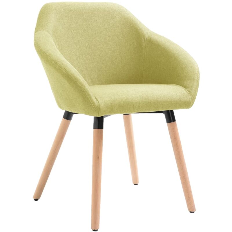 

Silla de comedor de tela verde - Verde