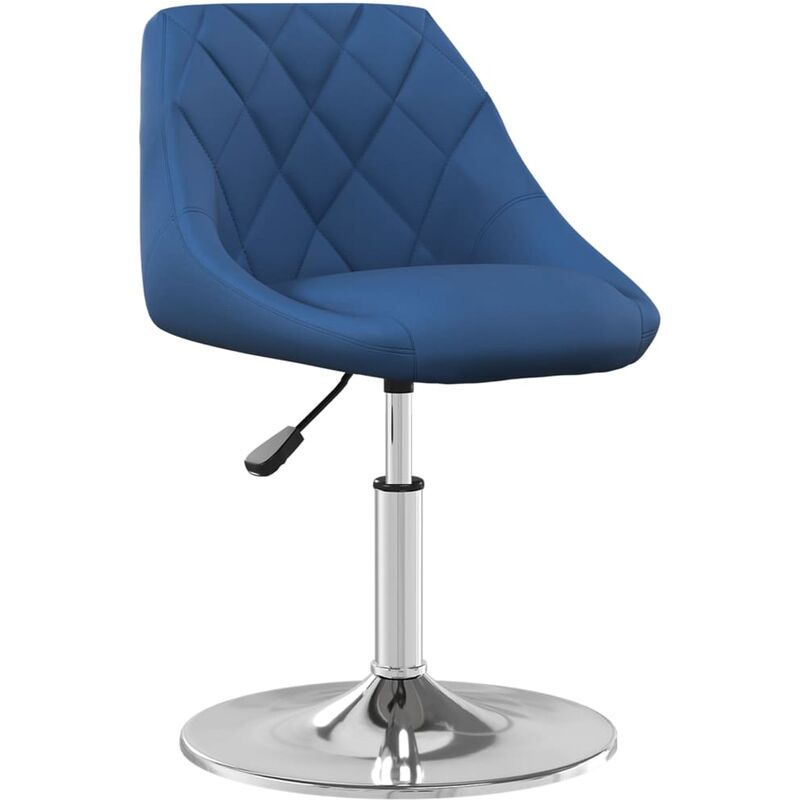 

Silla de comedor de terciopelo azul