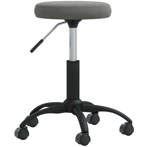 Silla de comedor de terciopelo gris oscuro