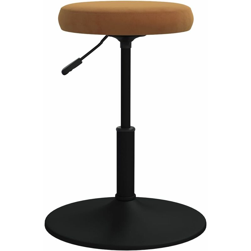

Silla de comedor de terciopelo marrón