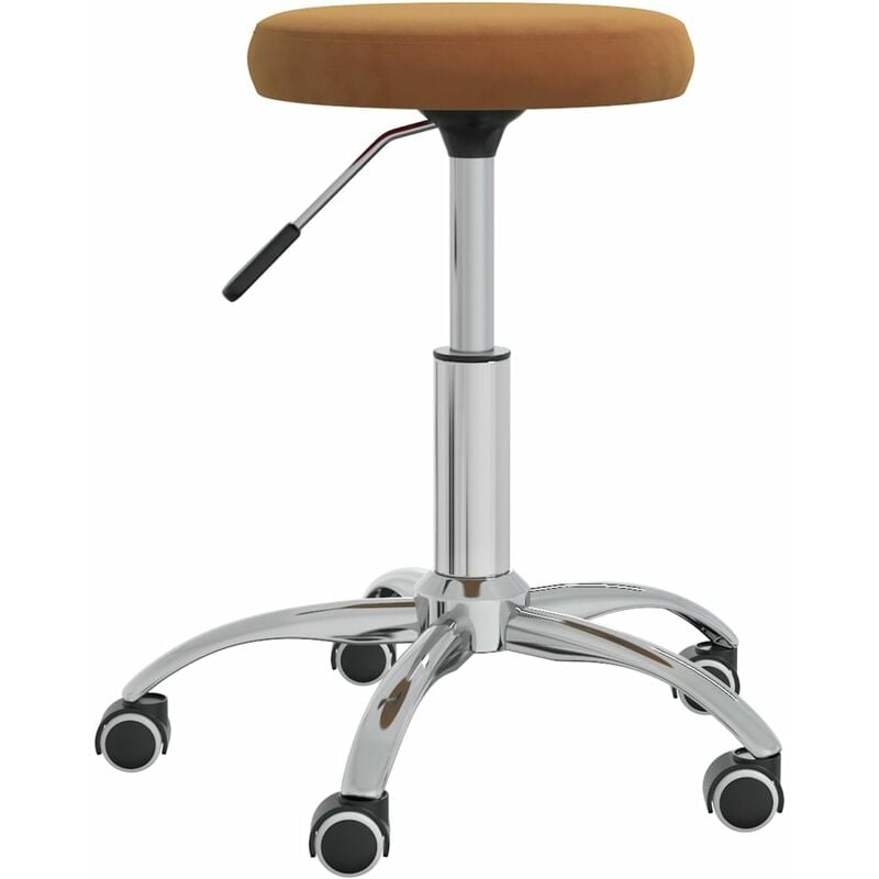 

Silla de comedor de terciopelo marrón