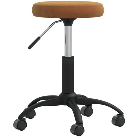 Silla de comedor de terciopelo marrón vidaXL