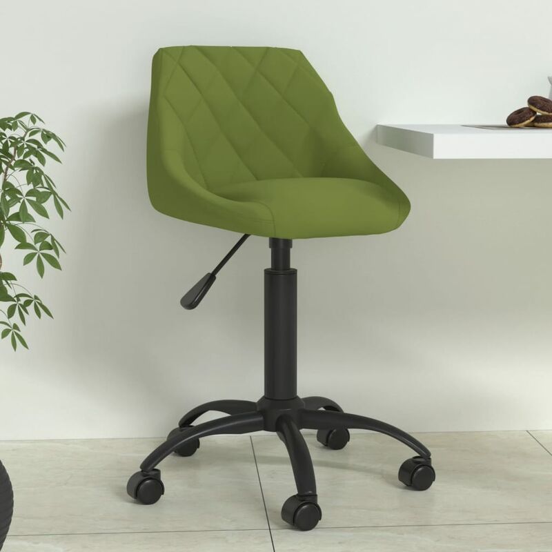 

Silla de comedor de terciopelo verde claro