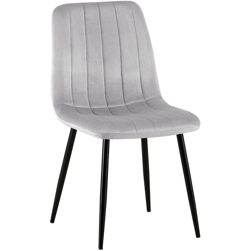 

CLP - Silla De Comedor Dijon Gris Terciopelo