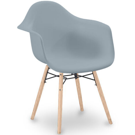 Silla de Comedor Diseño Escandinavo - Patas de Madera - Nordika