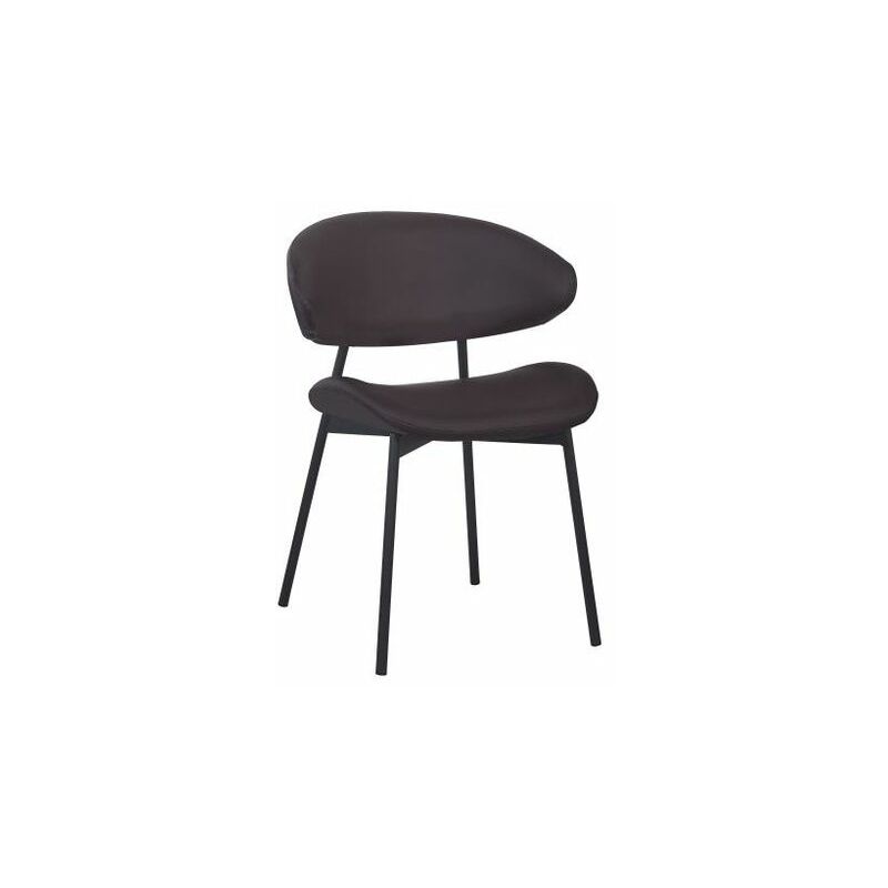 

Silla de Comedor DKD Home Decor Marrón Poliuretano Metal (57 x 57 x 77 cm)
