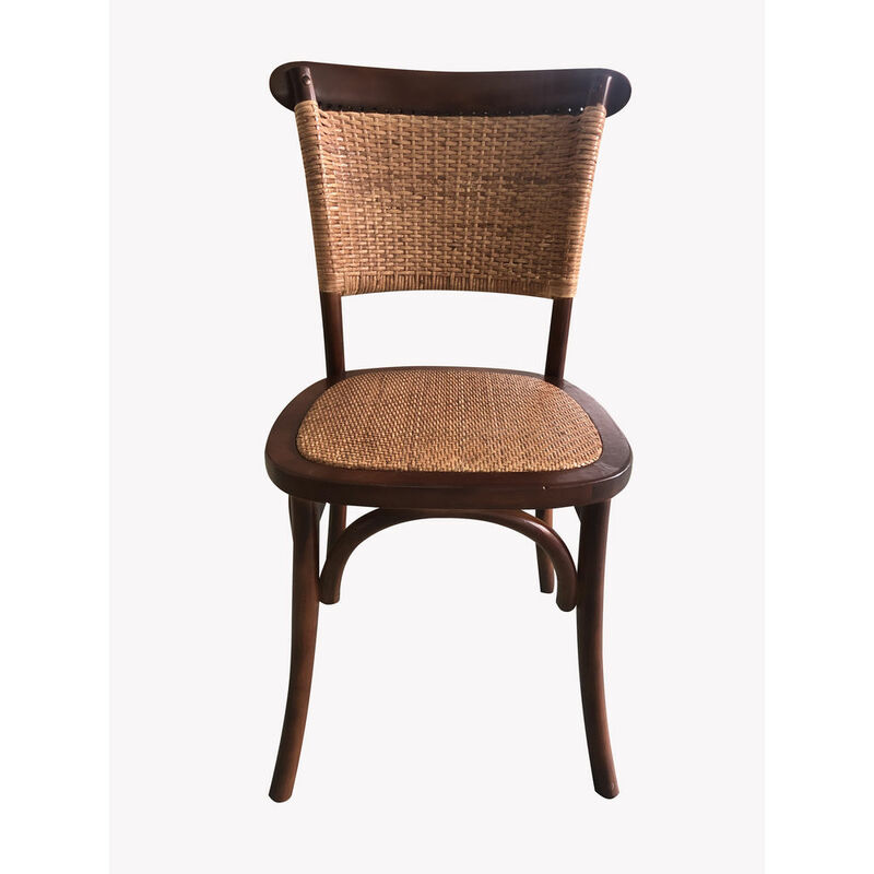 

Silla de Comedor DKD Home Decor Marrón Ratán Abedul (49 x 53 x 87.5 cm)