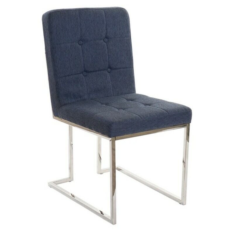

Silla de Comedor DKD Home Decor Poliéster Acero (48 x 64 x 94 cm)