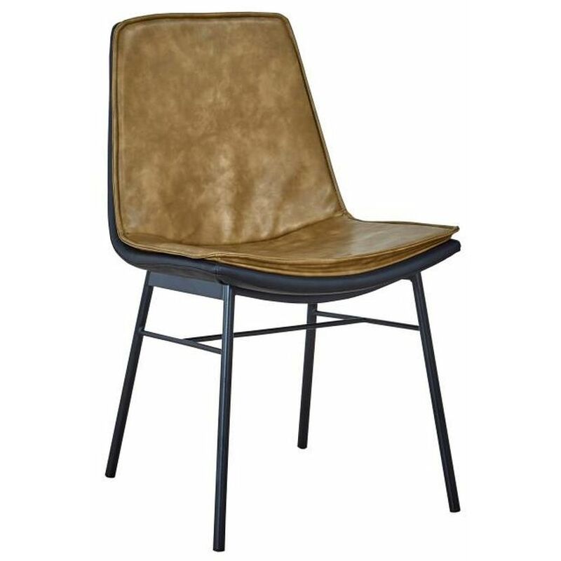 

Silla de Comedor DKD Home Decor Poliuretano Metal Camel (57 x 49 x 84 cm)