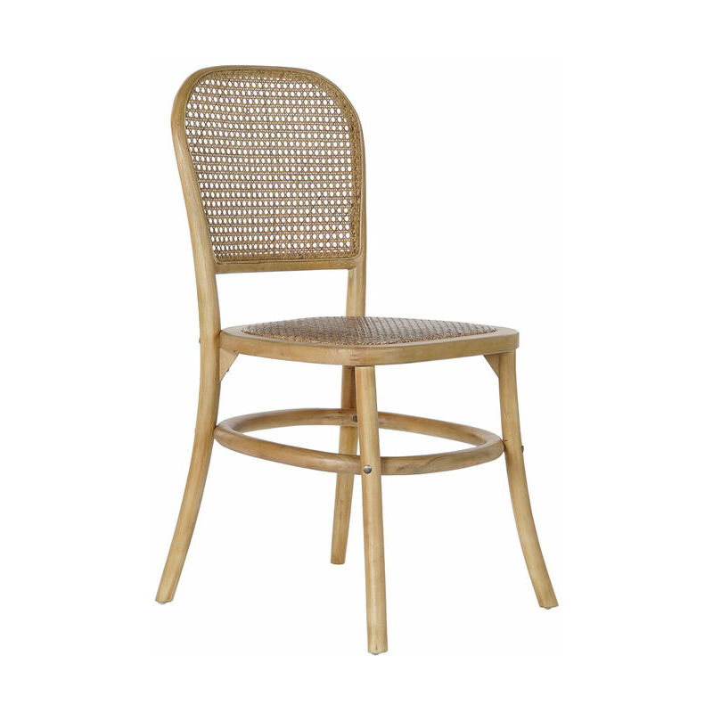 

Silla de Comedor DKD Home Decor Ratán Abedul (44 x 49 x 87 cm)
