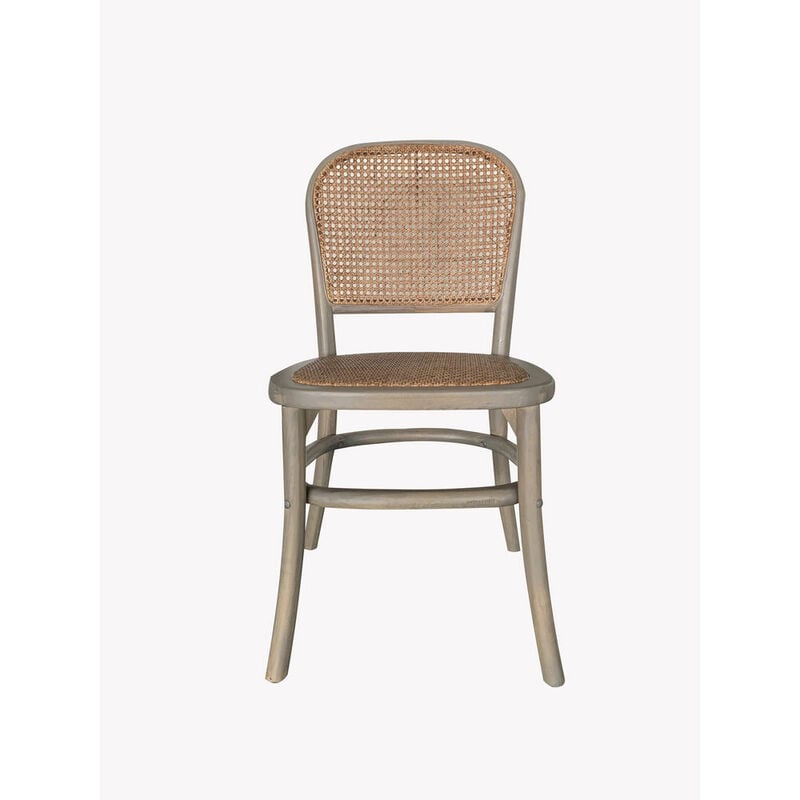 

Silla de Comedor DKD Home Decor Ratán Abedul Gris Claro (48 x 45 x 85 cm)
