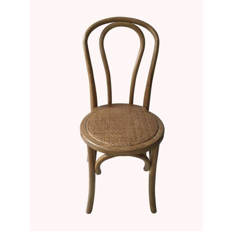 

Silla de Comedor DKD Home Decor Ratán Madera de olmo (43 x 44 x 89 cm)