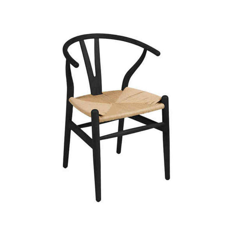

BHD - Silla de Comedor Elm Negro Madera de olmo (57 x 80 x 41 cm)