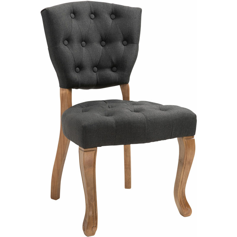 

CLP - Silla De Comedor Elysa Gris oscuro Antigüo claro
