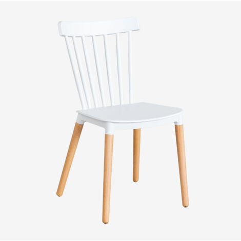 Silla de comedor en madera de Haya y polipropilenio Royal SKLUM             
