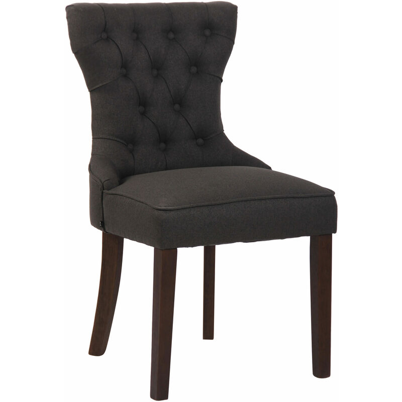 

CLP - Silla de comedor Franca en tela Gris oscuro Antigüo