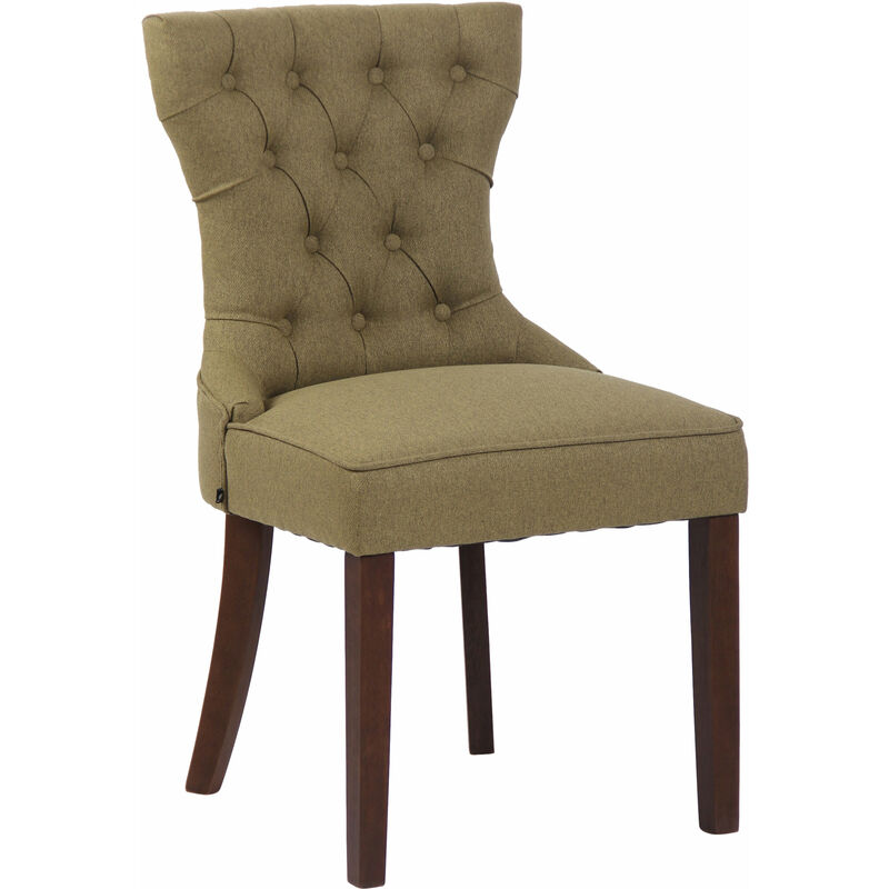 

CLP - Silla de comedor Franca en tela Verde Antigüo