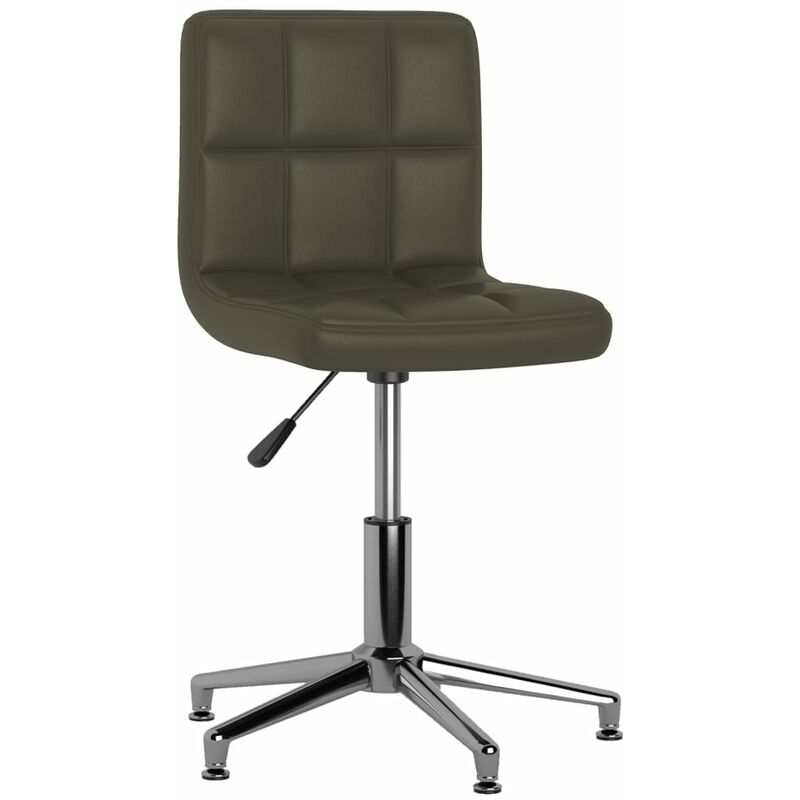 

Silla de comedor giratoria cuero sintético marrón
