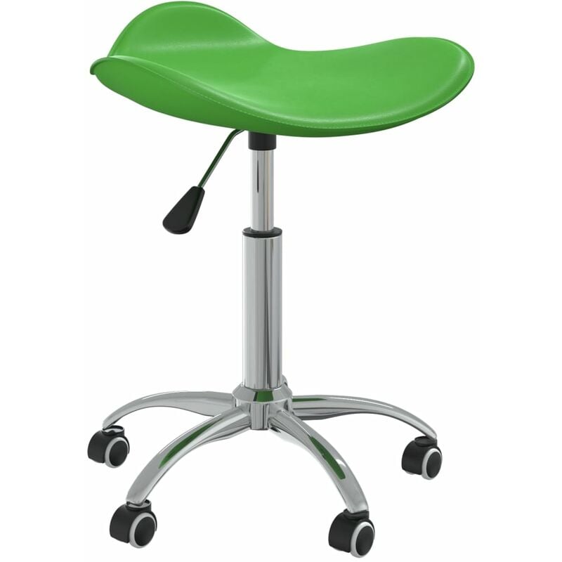 

Silla de comedor giratoria de cuero sintética verde