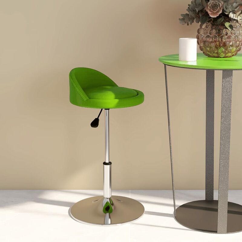 

Silla de comedor giratoria piel sintética verde