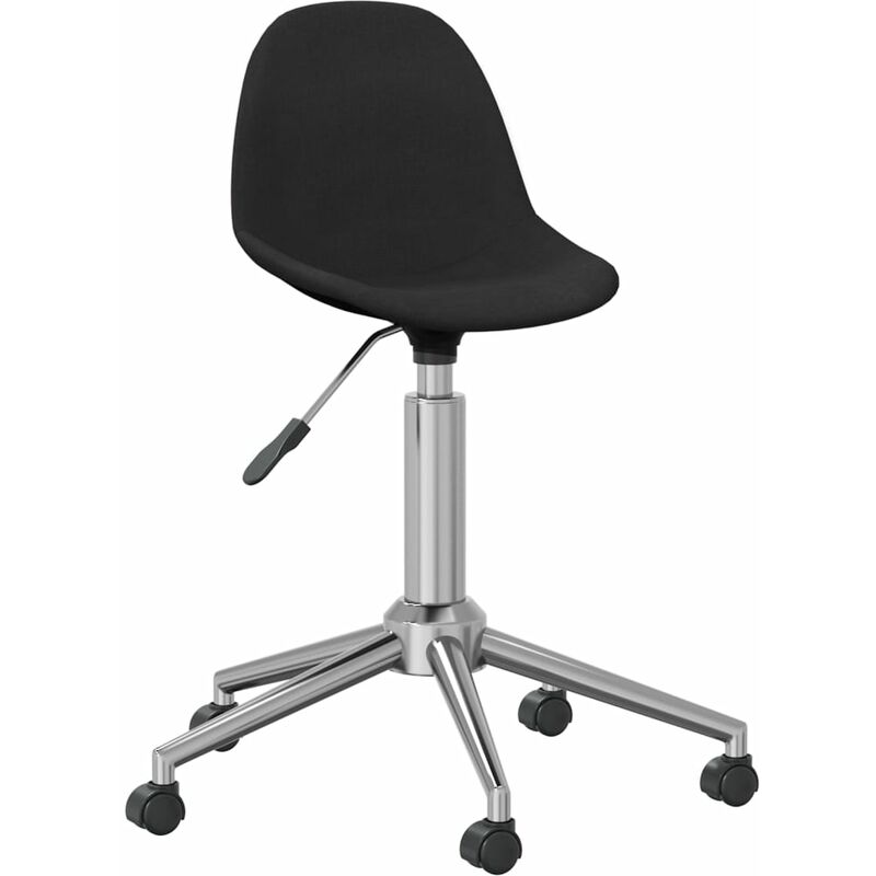 

Silla de comedor giratoria tela negro