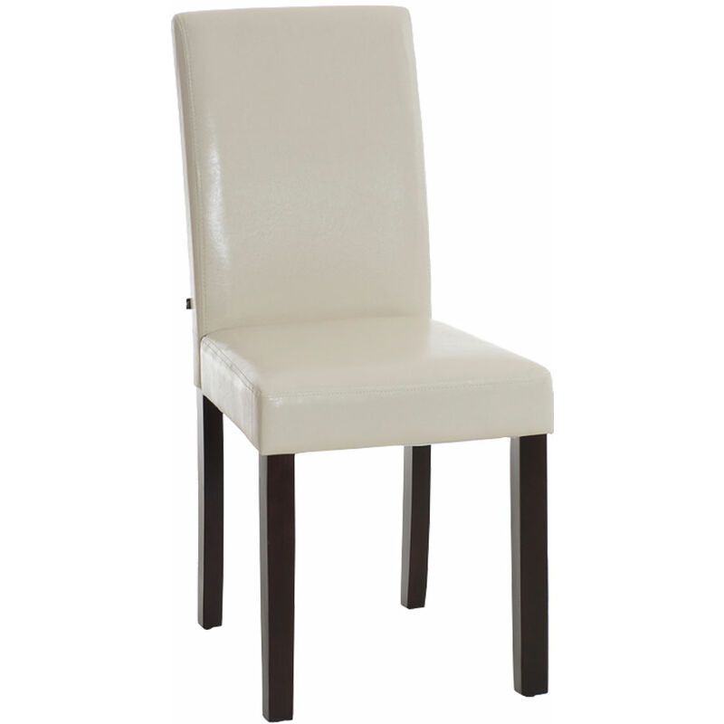 

Silla de comedor ina crema,marrón oscuro - Rogal