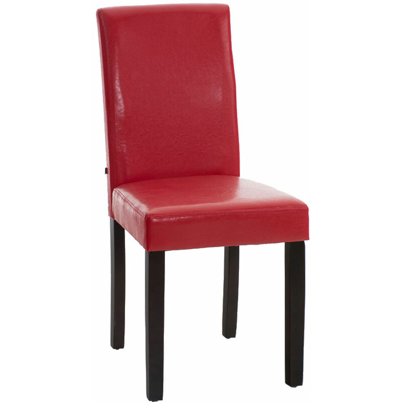 

Silla de comedor ina rojo,marrón oscuro - Rogal