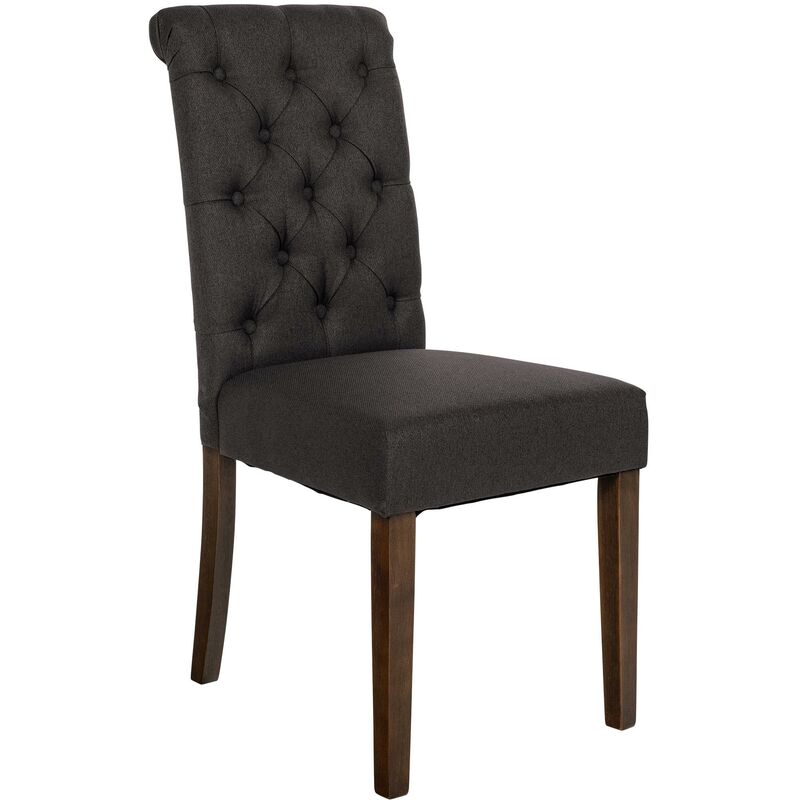 

CLP - Silla de comedor Lisburn Negro Tela