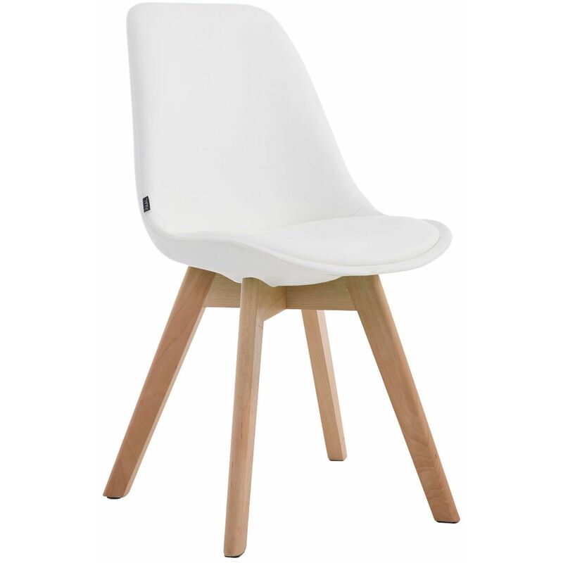 

CLP - Silla de comedor MANADO Blanco Natural