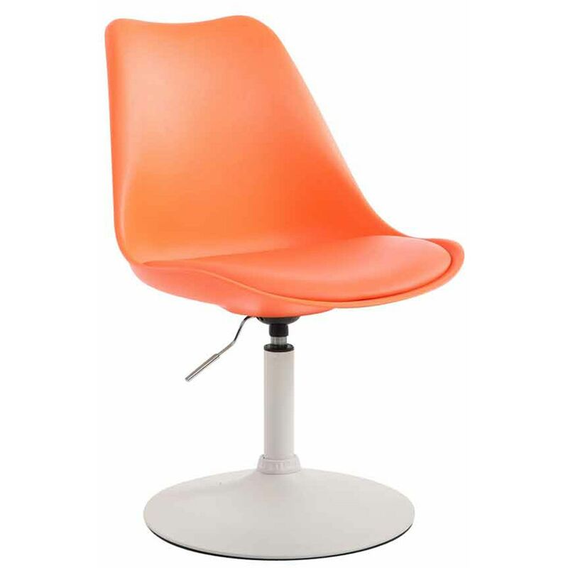 

CLP - Silla De Comedor Maverick Naranja Metal blanco mate