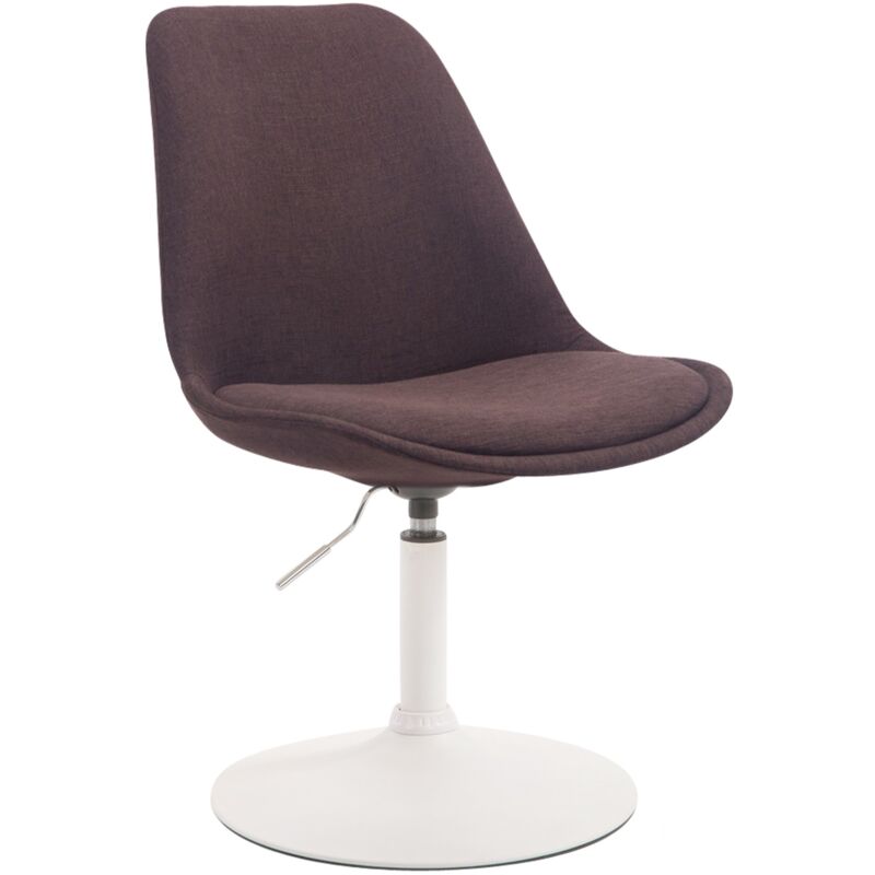 

CLP - Silla De Comedor Maverick En Tela Marrón Metal blanco mate