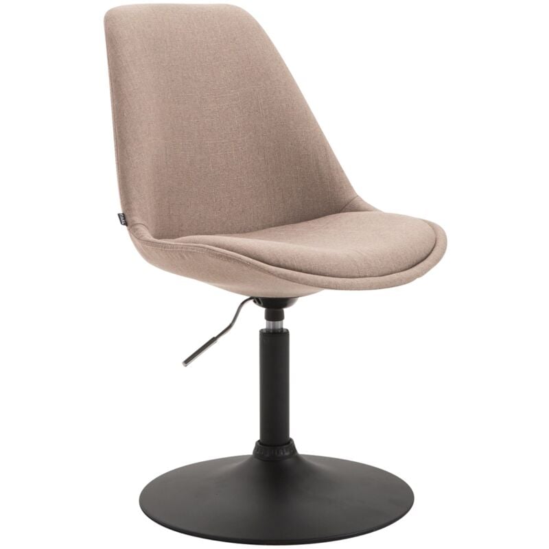 

Silla De Comedor Maverick En Tela Gris topo Metal negro mate