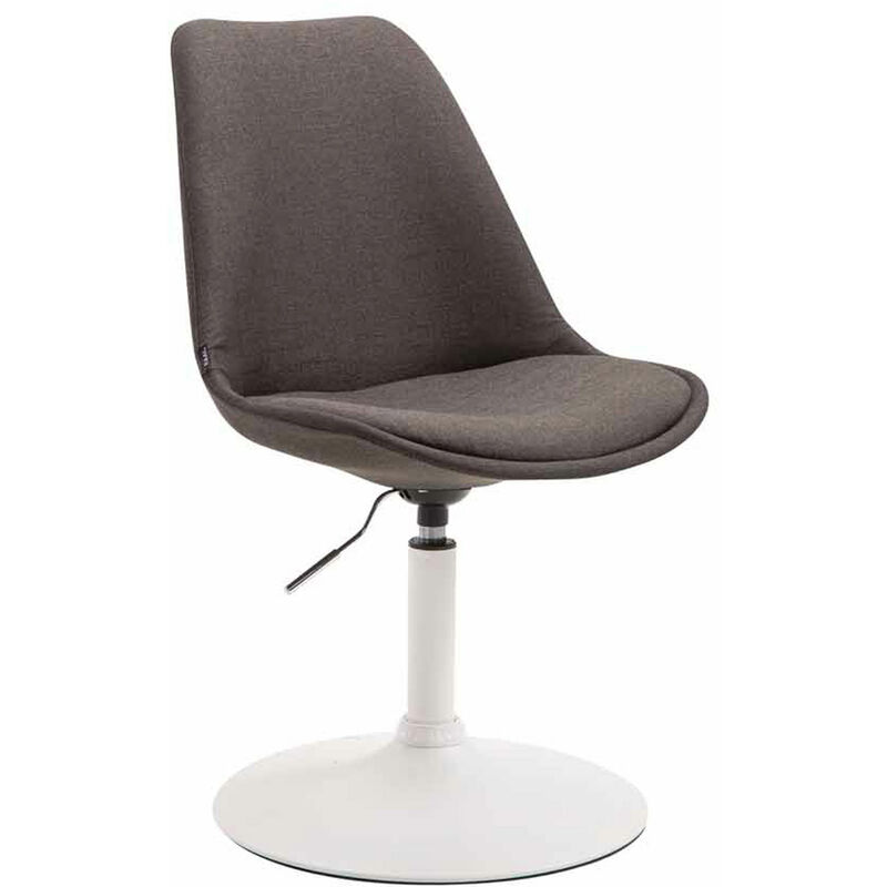 

Silla de comedor maverick en tela gris oscuro,blanco Rogal