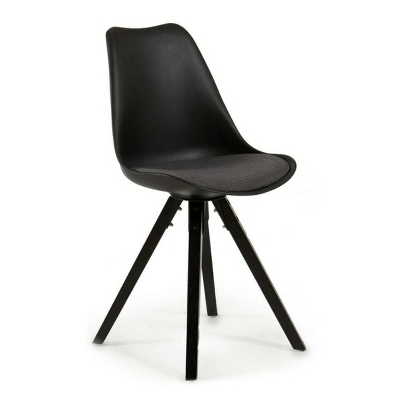 

Silla de Comedor Negra (57 x 85 x 48 cm)