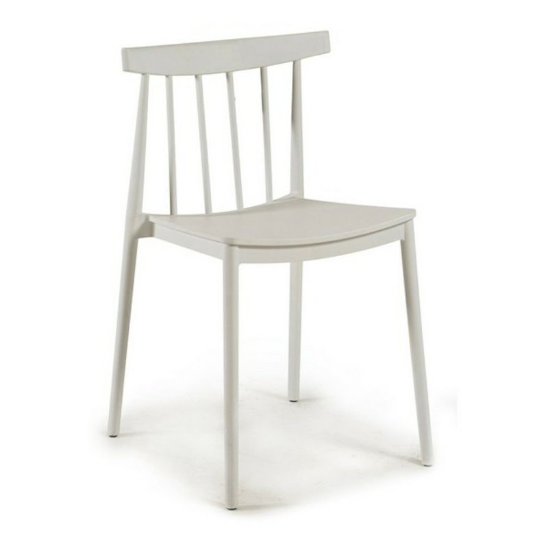 

Silla de Comedor Plástico Blanca (49 x 65 x 45 cm)