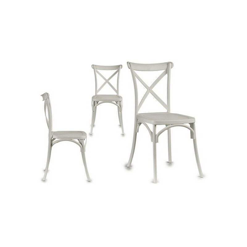 

Silla de Comedor Plástico Blanca (51 x 89,5 x 46 cm)