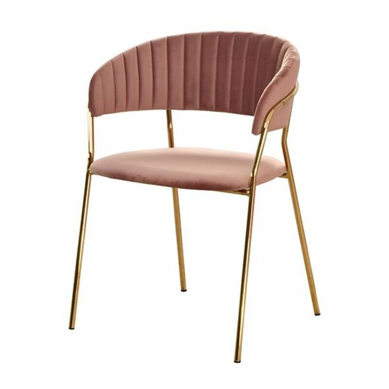 

Silla de Comedor Poliéster Rosa (49 x 56 x 79 cm)