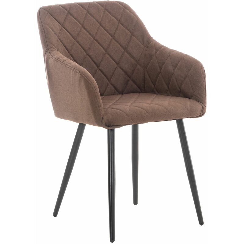 

Silla de comedor Shila Marrón Tela