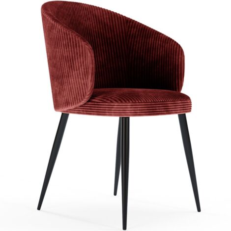 Silla de Comedor Tapizada en Pana - Feudum