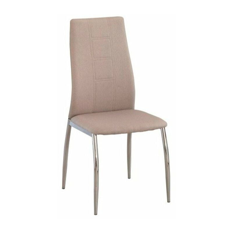 

Silla de comedor tapizada gris Roxana