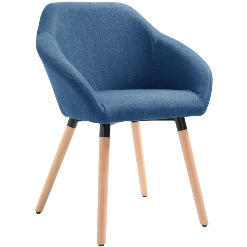 

Silla de comedor tela azul - Azul