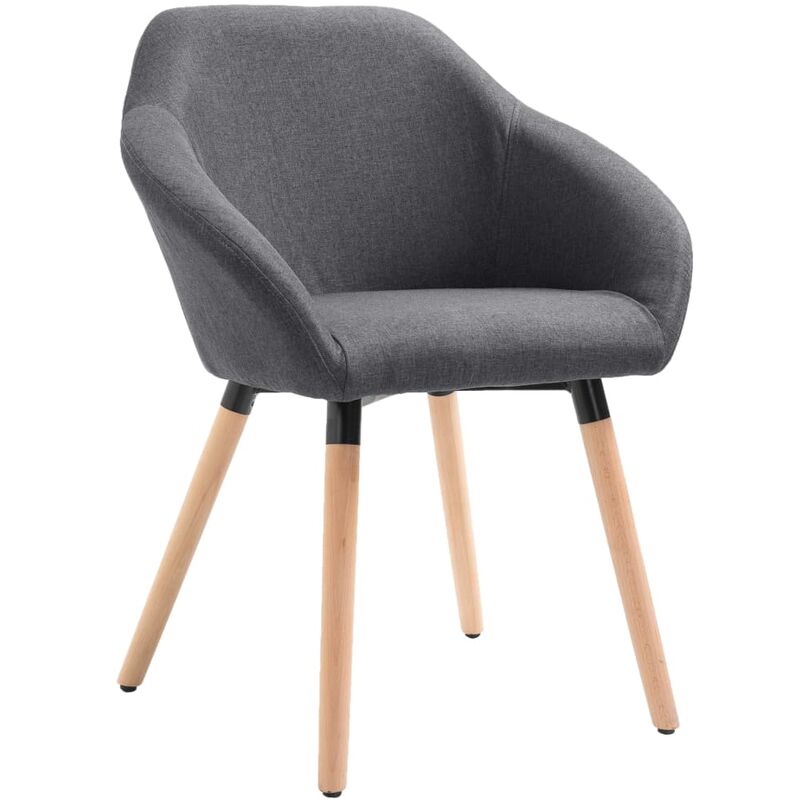 

Silla de comedor tela gris oscuro