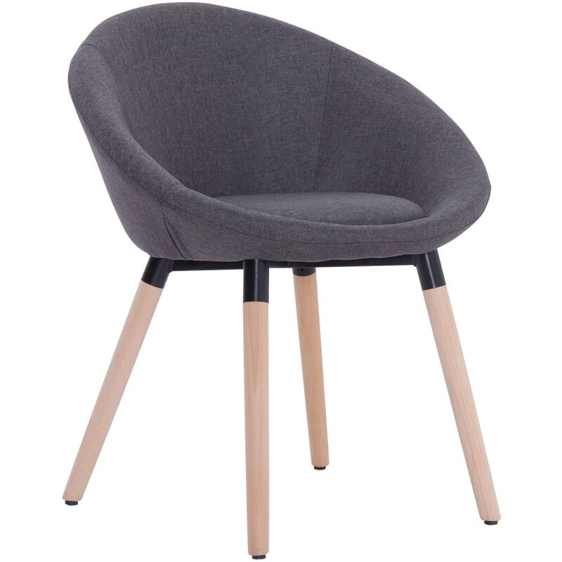 

Silla de comedor tela gris oscuro