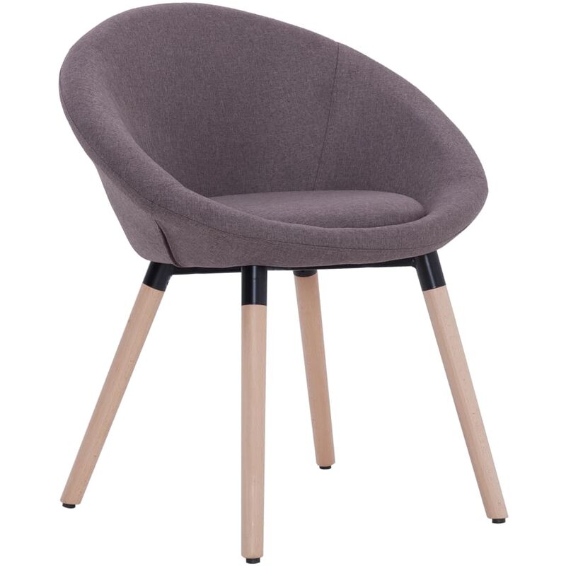 

Silla de comedor tela gris topo